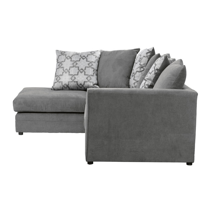 Zipcode Design Arabella 2 Piece Upholstered Corner Sofa Chaise